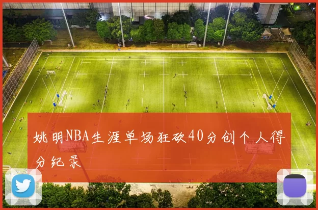 姚明NBA生涯单场狂砍40分创个人得分纪录
